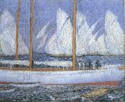 Philip Wilson Steer, A Procession of Yachts